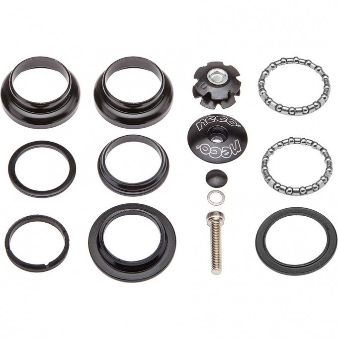 Детали рулевой колонки H846 NECO 1-1/8" чёрная 170090 Детали рулевой колонки H846 NECO 1-1/8" чёрная 170090
