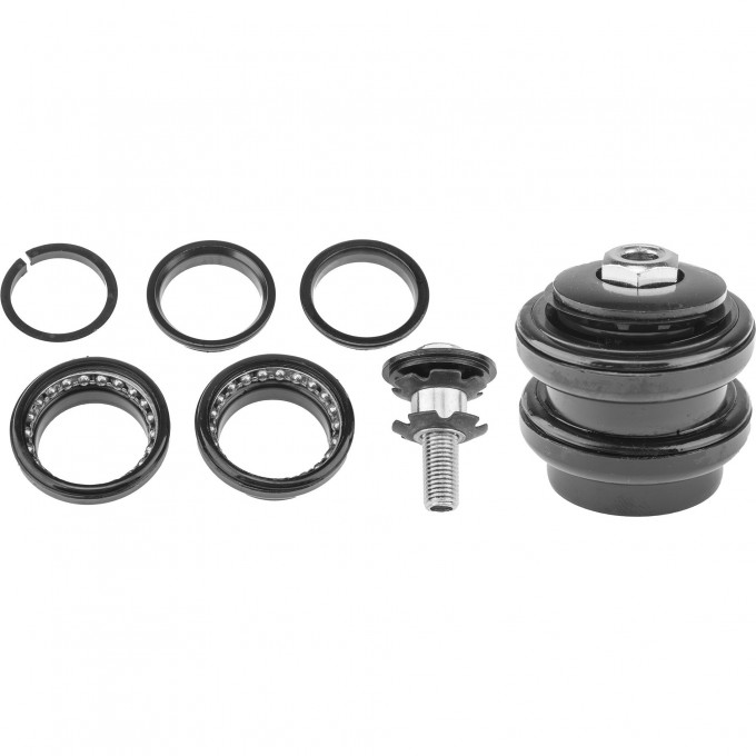 Детали рулевой колонки KL-B219 Kenli 1-1/8" чёрные (BMX) 170121 Детали рулевой колонки KL-B219 Kenli 1-1/8" чёрные (BMX) 170121
