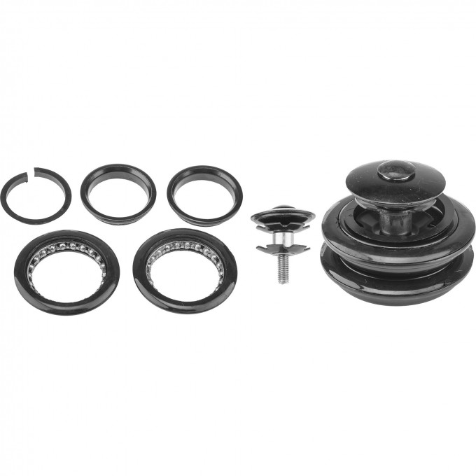 Детали рулевой колонки KL-B411A Kenli 1-1/8" чёрные 170119 Детали рулевой колонки KL-B411A Kenli 1-1/8" чёрные 170119
