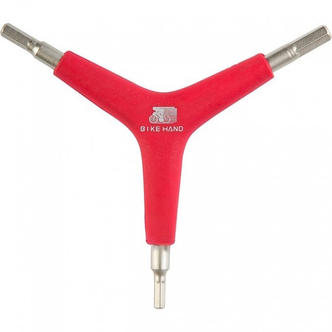Ключ комбинированный YC-356YA Bike Hand Y-образный 4/5/6 мм 230057 Ключ комбинированный YC-356YA Bike Hand Y-образный 4/5/6 мм 230057