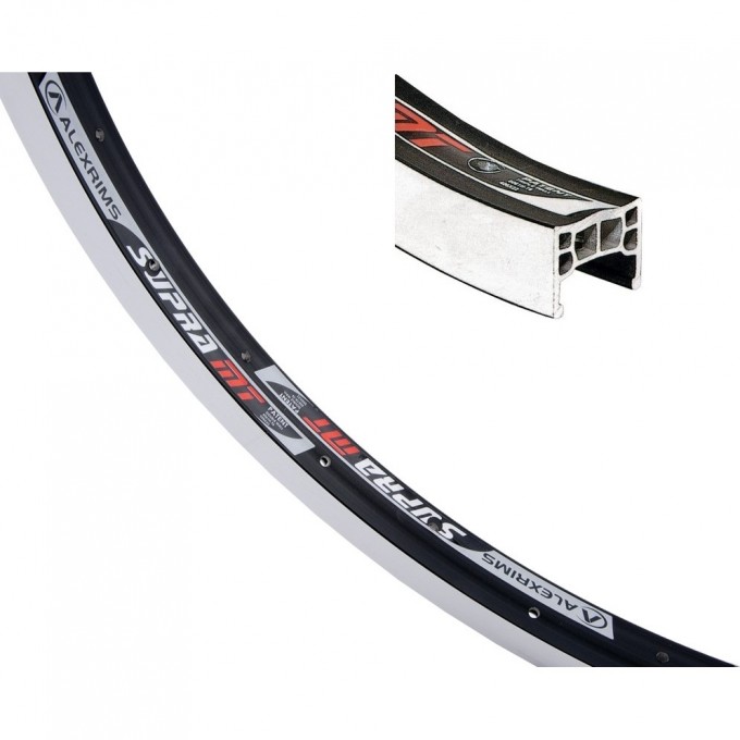Обод 20" Supra MT Alexrims 48H двойной усиленный, чёрный 330027 Обод 20" Supra MT Alexrims 48H двойной усиленный, чёрный 330027