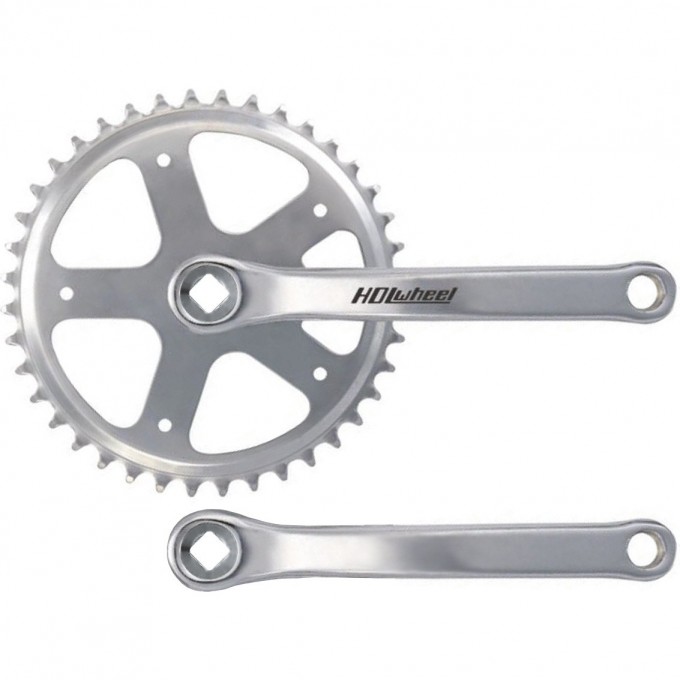 Шатуны HDL-S140 1/2"х1/8" 40Т 140 мм, хромированные 580240 Шатуны HDL-S140 1/2"х1/8" 40Т 140 мм, хромированные 580240