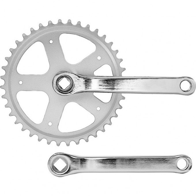 Шатуны HDL-S140 1/2"х3/32" 40Т 152 мм, хромированные 580244 Шатуны HDL-S140 1/2"х3/32" 40Т 152 мм, хромированные 580244