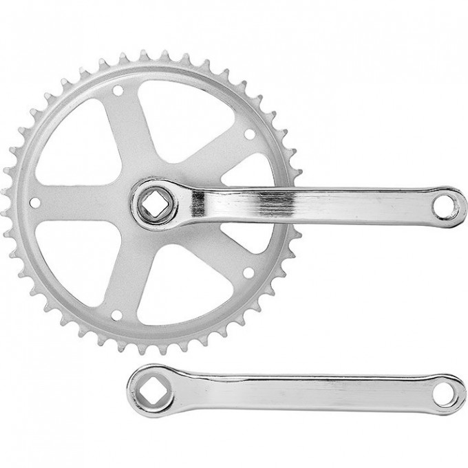 Шатуны HDL-S140 1/2"х3/32" 44Т 165 мм, хромированные 580247 Шатуны HDL-S140 1/2"х3/32" 44Т 165 мм, хромированные 580247