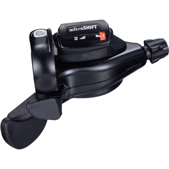 Шифтер/манетка левый Microshift TS71-3L, с тросом 1800 мм 590125 Шифтер/манетка левый Microshift TS71-3L, с тросом 1800 мм 590125