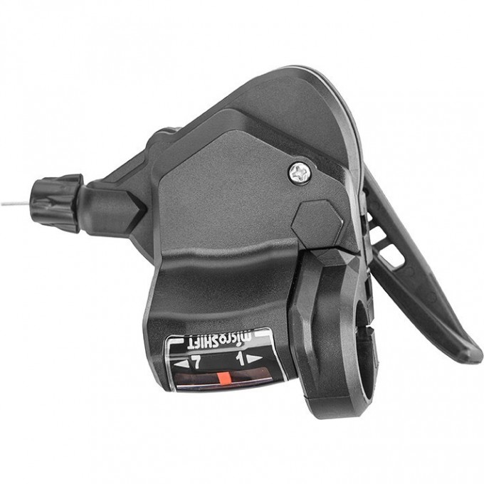 Шифтер/манетка правый Microshift TS38-7R, с тросом 2050 мм 590109 Шифтер/манетка правый Microshift TS38-7R, с тросом 2050 мм 590109