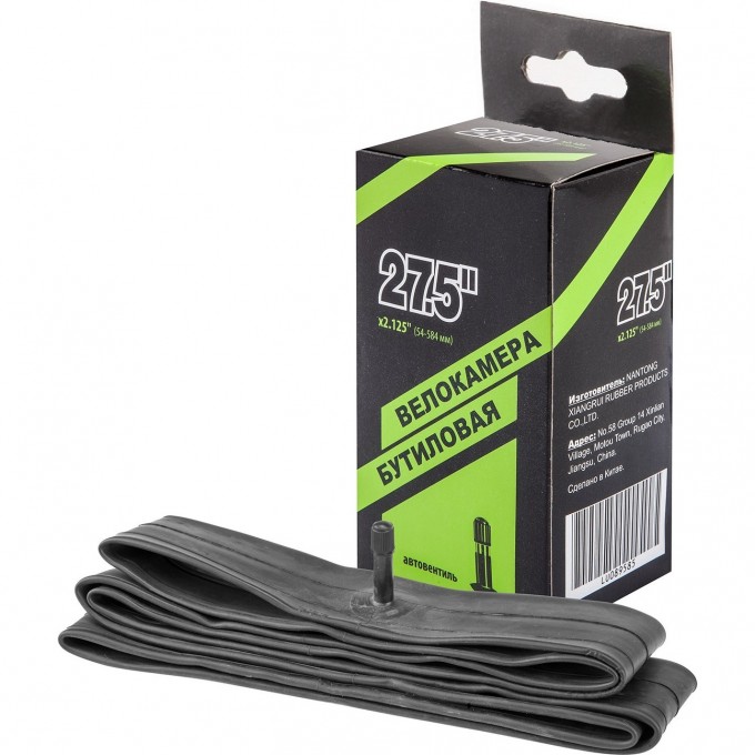 Велокамера NTG 27.5"x2.125" в индивидуальной упаковке 790021 Велокамера NTG 27.5"x2.125" в индивидуальной упаковке 790021