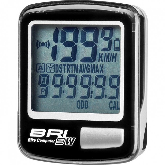 Велокомпьютер STELS BRI-9W чёрный 060053 Велокомпьютер STELS BRI-9W чёрный 060053
