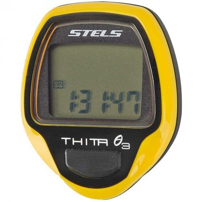 Велокомпьютер STELS Thita-3 жёлтый 060039 Велокомпьютер STELS Thita-3 жёлтый 060039