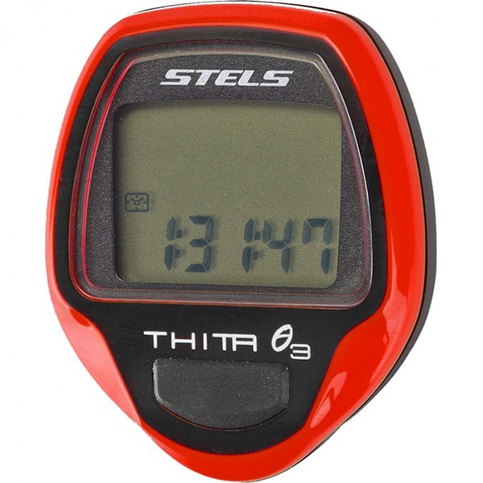 Велокомпьютер STELS Thita-3 красный 060037 Велокомпьютер STELS Thita-3 красный 060037