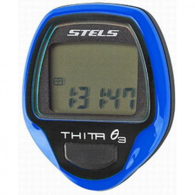 Велокомпьютер STELS Thita-3 синий 060038 Велокомпьютер STELS Thita-3 синий 060038