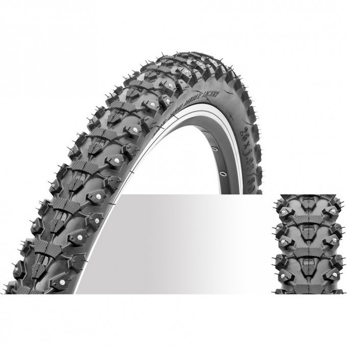 Велопокрышка 26" x 1.95 H-5111 Chao Yang 60TPI зимняя 150 шипов 620242 Велопокрышка 26" x 1.95 H-5111 Chao Yang 60TPI зимняя 150 шипов 620242