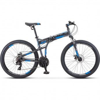 Велосипед STELS 26" Pilot 970 MD V022 антрацитовый (LU094029), рама 19"