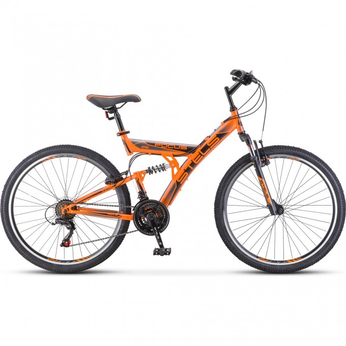 Велосипед STELS Focus 26" V 18 sp V030 оранжевый/черный (LU086305), рама 18" KUBC0067672021KU0004869 Велосипед STELS Focus 26" V 18 sp V030 оранжевый/черный (LU086305), рама 18" KUBC0067672021KU0004869
