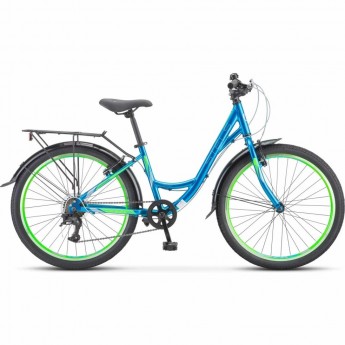 Велосипед STELS Miss-4300 V V010 морской волны (LU098484), рама 14"