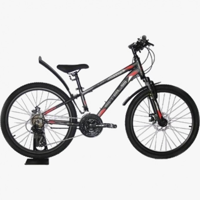 Велосипед STELS Navigator 24" 400 MD F010 серый/красный (LU092747), рама 12" JU000424482023JU0007796 Велосипед STELS Navigator 24" 400 MD F010 серый/красный (LU092747), рама 12" JU000424482023JU0007796