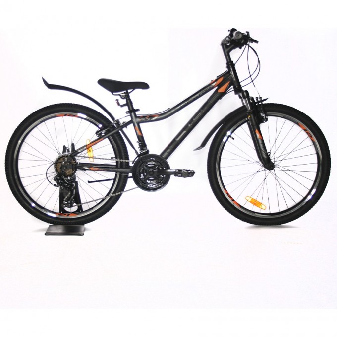 Велосипед STELS Navigator 24" 410 V 21 sp V010 антрацитовый/чёрный (LU091557), рама 12", 2023 JU000424432023JU0005862 Велосипед STELS Navigator 24" 410 V 21 sp V010 антрацитовый/чёрный (LU091557), рама 12", 2023 JU000424432023JU0005862