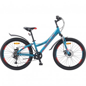 Велосипед STELS Navigator 24" 430 MD V010 голубой (LU095478), рама 11,5