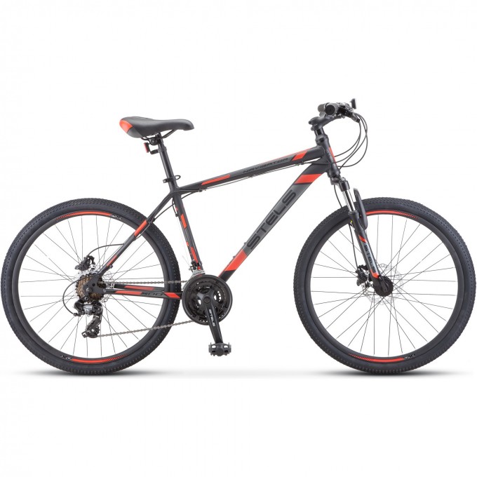 Велосипед STELS Navigator 500 D F020 серый/красный 26" (LU096004), рама 20", 2023 KUBC0063202020JU0000726 Велосипед STELS Navigator 500 D F020 серый/красный 26" (LU096004), рама 20", 2023 KUBC0063202020JU0000726