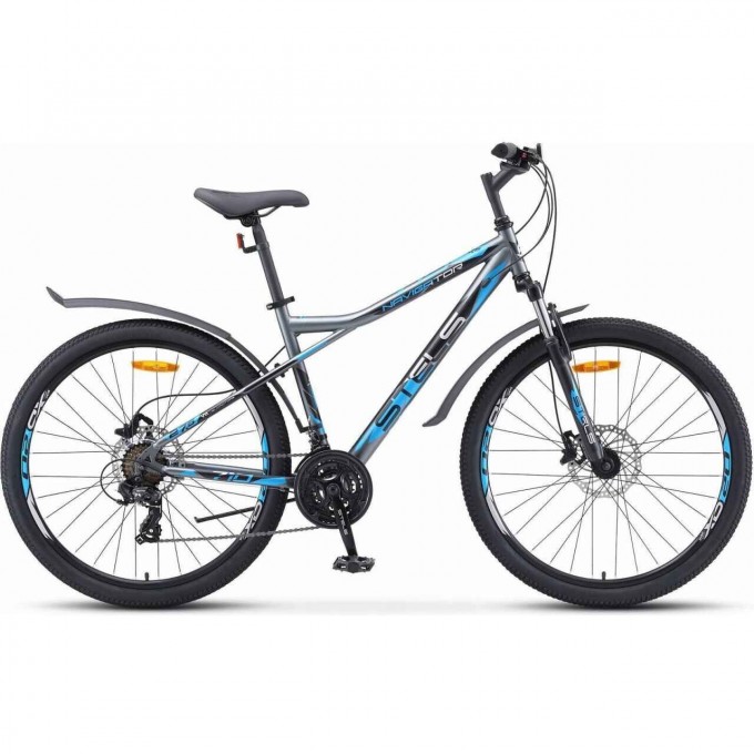 Велосипед STELS Navigator-710 D 27.5" V010 серый/чёрный/серебристый (LU093865), рама 18" KUBC0064902021KU0002998 Велосипед STELS Navigator-710 D 27.5" V010 серый/чёрный/серебристый (LU093865), рама 18" KUBC0064902021KU0002998