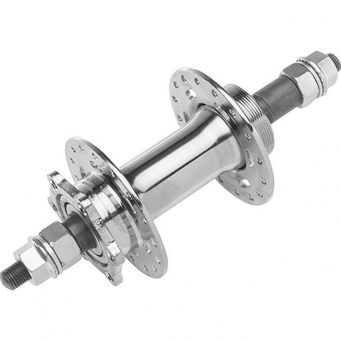 Втулка задняя AE-806RD 32H 3/8"х135х175мм серебряная 130241 Втулка задняя AE-806RD 32H 3/8"х135х175мм серебряная 130241
